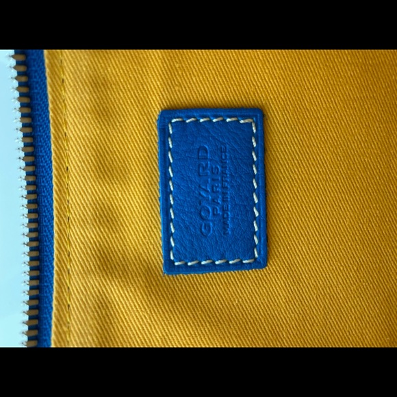 Goyard Goyardine Senat Pochette MM Blue - Picture 4 of 7